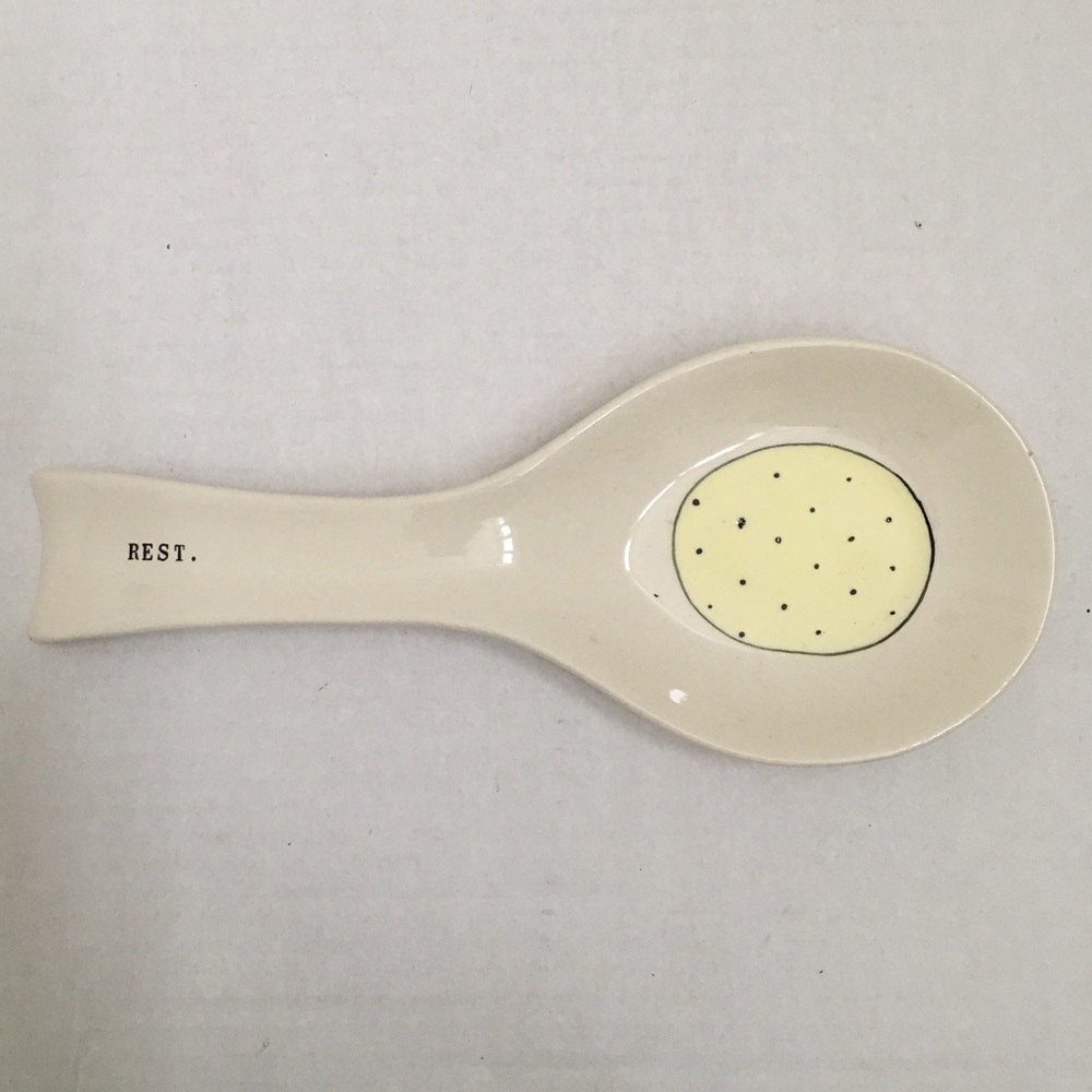 Rae Dunn spoon rest ladle